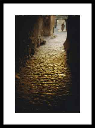 Cobblestone alley in Ghardaia